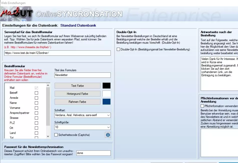 Newsletter Programm personalisierter Newsletter